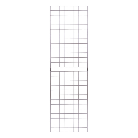 ECONOCO 2'x7' Chrome Portable Grid Panel, Pack Of 3 C2X7